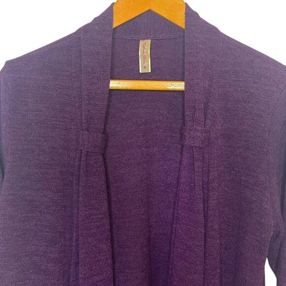 California Bloom Purple‎ Women's Cardigan Sweater Size M - Picture 3 of 10